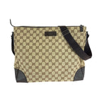 Gucci Beige Brown GG Canvas Shoulder Bag Messenger
