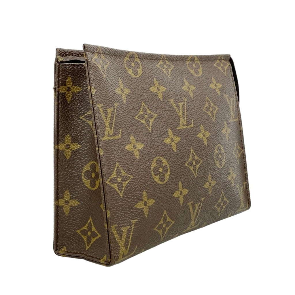 Louis Vuitton Pouch Monogram Pochette Toilet 19 Brown — view 2