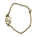 Dior Bracelet Bangle Logo Gold