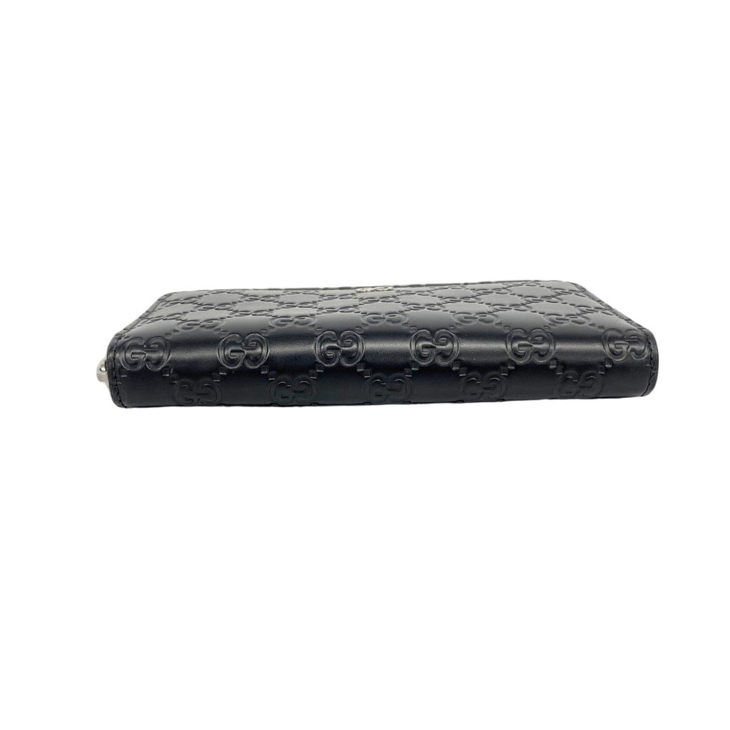 Gucci Wallet Guccissima Leather Black Silver — view 2