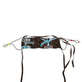 Louis Vuitton LV Friends Mask Cover Brown Multicolor Cotton Silk Shoulder Bag