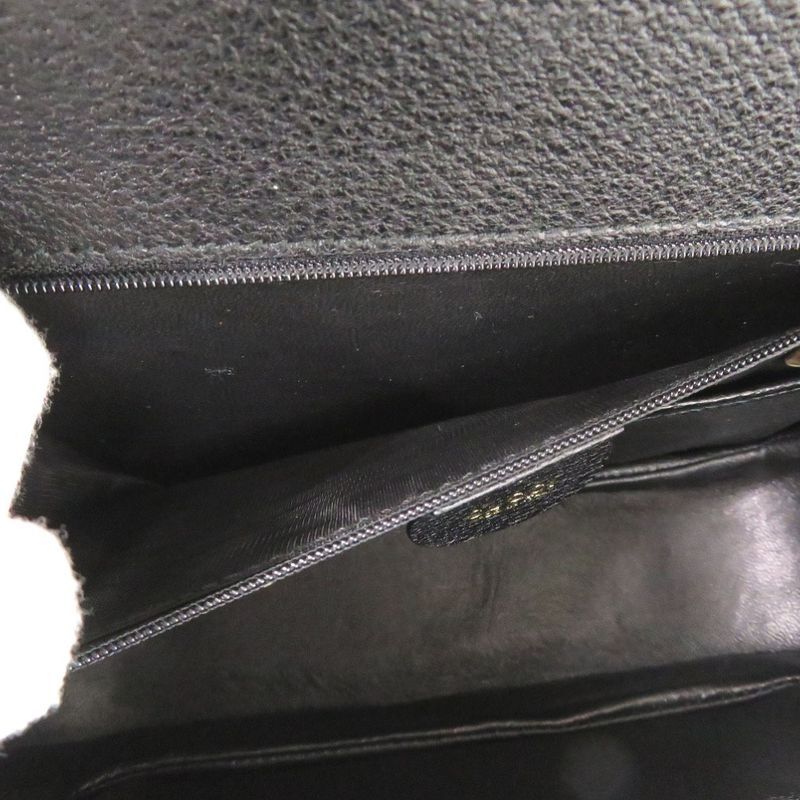 Gucci 2-Way Bamboo 000 1364 0633 Leather Black Handbag 0733 — view 6