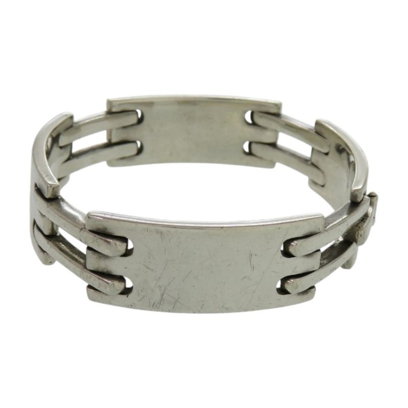 Gucci Logo Plated Silver 925 Bracelet 0520 — view 4