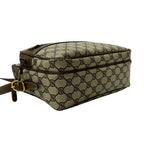 Gucci Vintage GG Logo Leather Shoulder Bag Pochette Crossbody Black — view 7