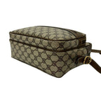 Gucci Vintage GG Logo Leather Shoulder Bag Pochette Crossbody Black — view 8