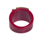 Louis Vuitton L Size Plastic GP Ring Red — view 7