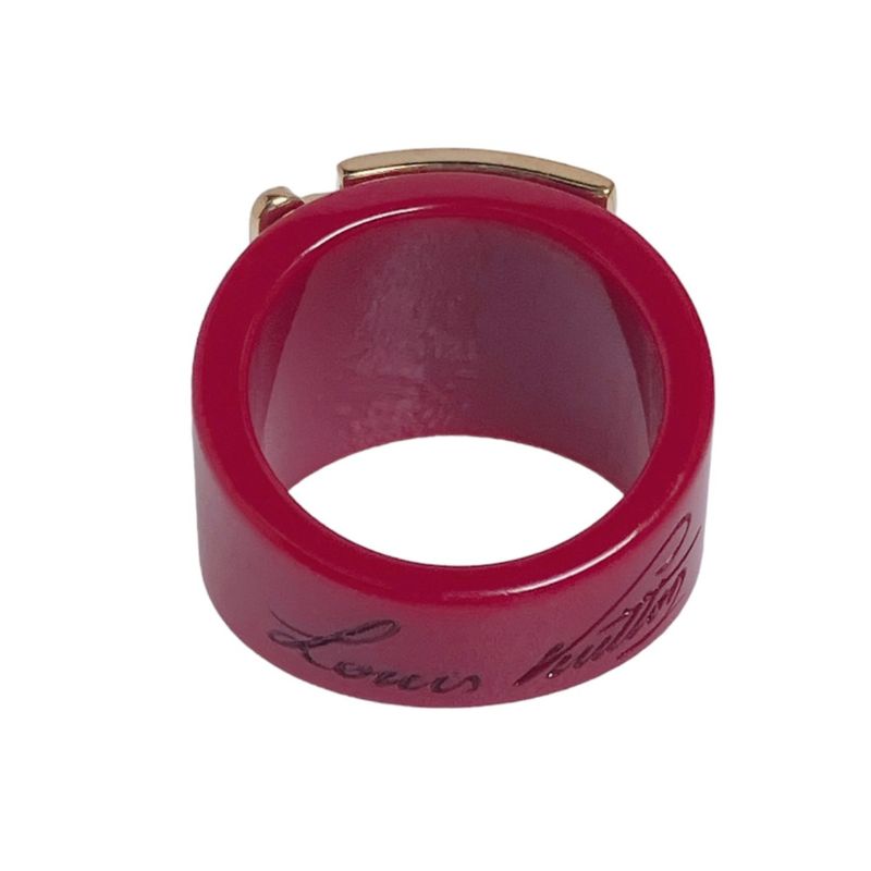 Louis Vuitton L Size Plastic GP Ring Red — view 7