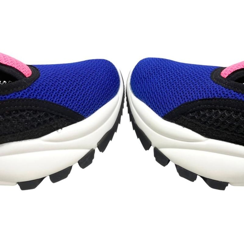 Louis Vuitton Sneakers Run 55 1 A9 pdc Size 35 Logo Mesh Blue Pink Black — view 7