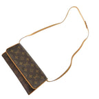 Louis Vuitton Pochette Twin GM Monogram Shoulder Bag 0658 — view 4