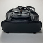 Gucci Leather Bamboo Mini Backpack Partly Damaged 003-2034-0030 Black — view 2