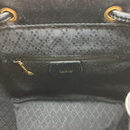 Gucci Leather Bamboo Mini Backpack Partly Damaged 003-2034-0030 Black — view 5