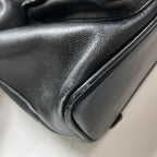 Gucci Leather Bamboo Mini Backpack Partly Damaged 003-2034-0030 Black — view 9