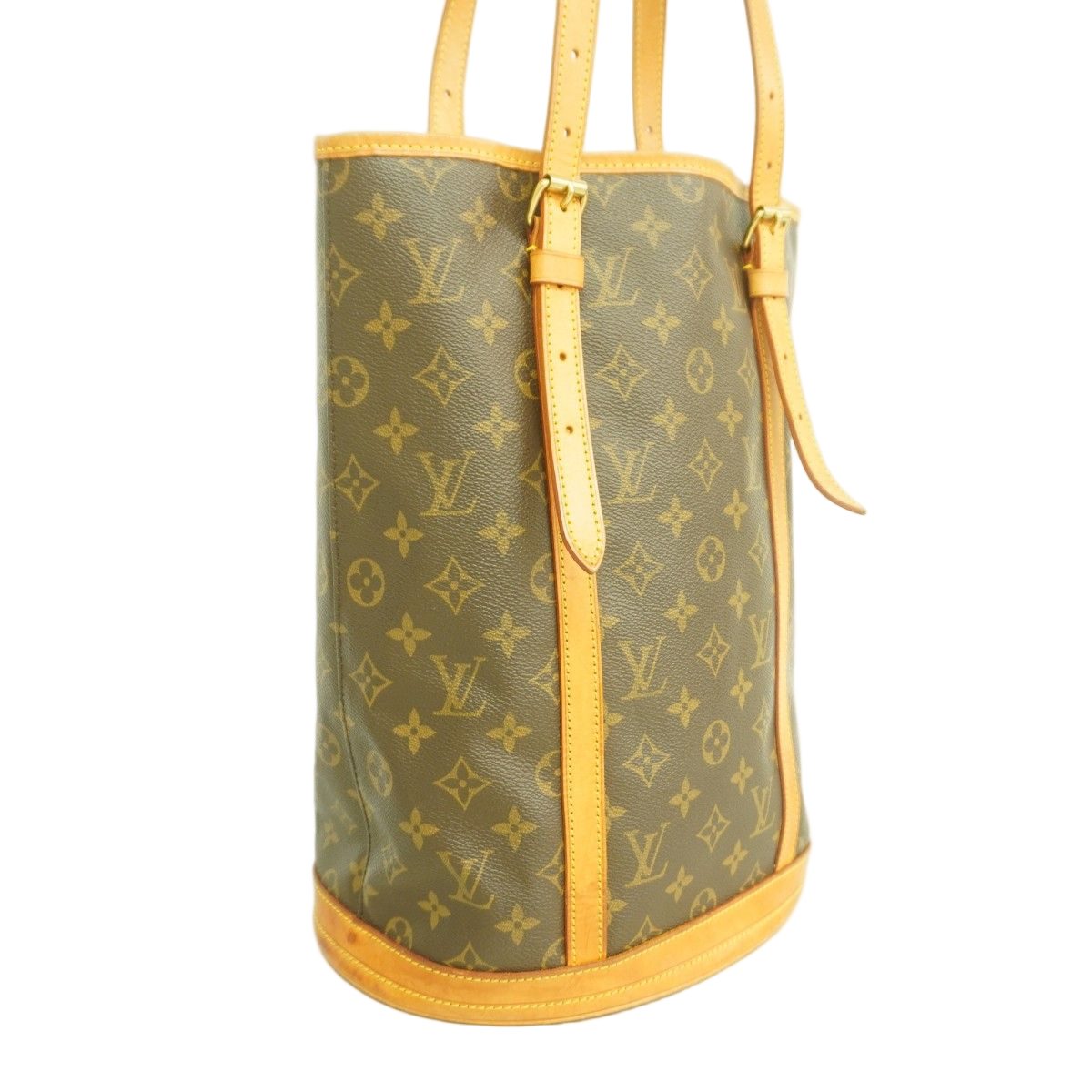 Louis Vuitton Tote Monogram Bucket GM Brown — view 2