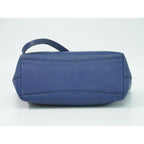 Prada Leather Shoulder Bag Tote Blue — view 3