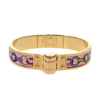 Hermes Charniere PM Bangle Metal Pink Gold Bracelet 0177 — view 2