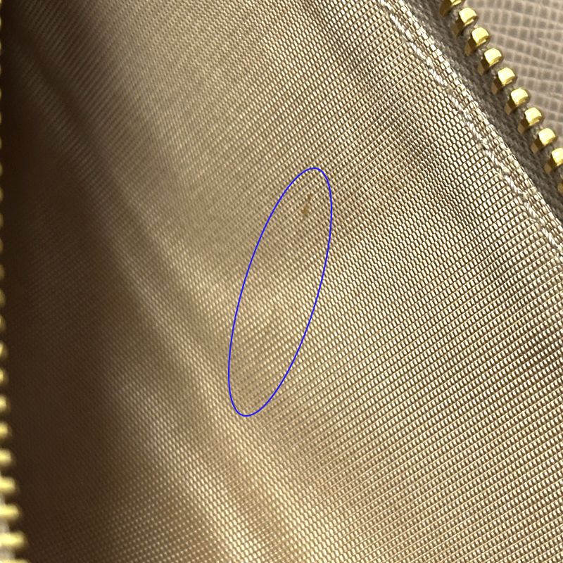 Prada Wallets ed Long Saffiano Beige 1 Ml506 Gold Hardware Round — view 8