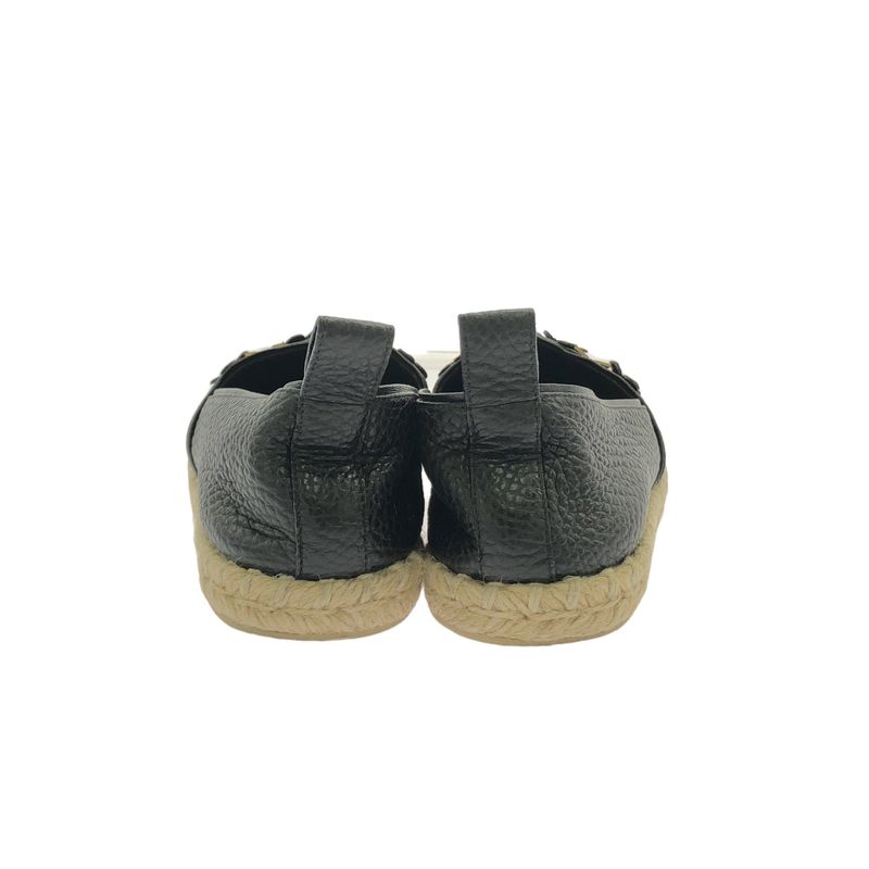 Louis Vuitton Ma1106 Espadrilles Monogram Flower Leather Slip-on Black 36 — view 3