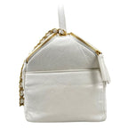 Chanel As3740 Beau Sling Bag Calf Shoulder Random Plate White — view 4