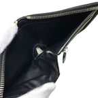 Saint Laurent Paris Fold Wallet Compact Round Zipper Leather — view 7