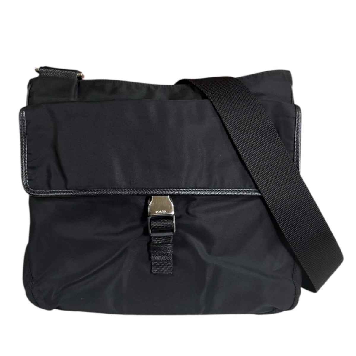 Prada Shoulder Bag Nylon Black Nero