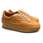 Hermes Shoes Sneakers Low Cut Women Leather Beige Quick — view 2