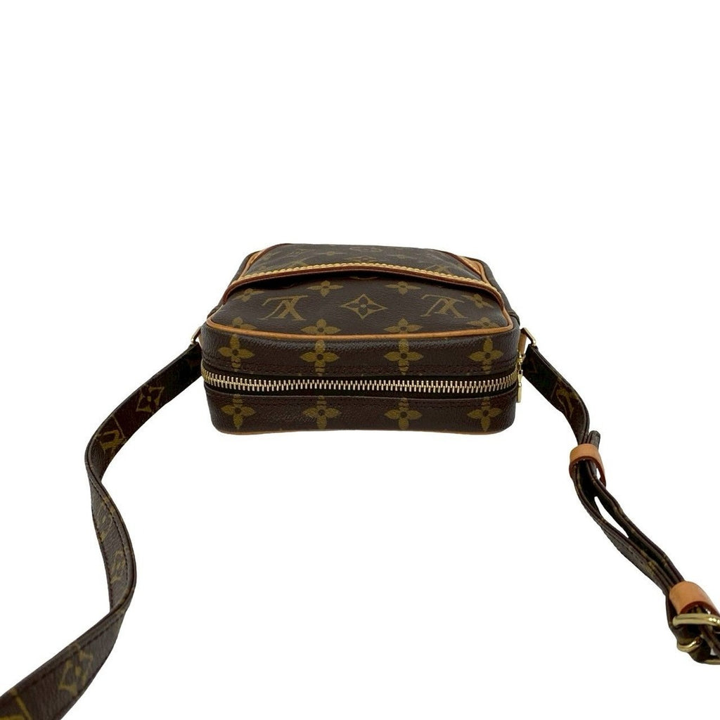 Louis Vuitton Vintage Danube Monogram Leather Shoulder Bag — view 4