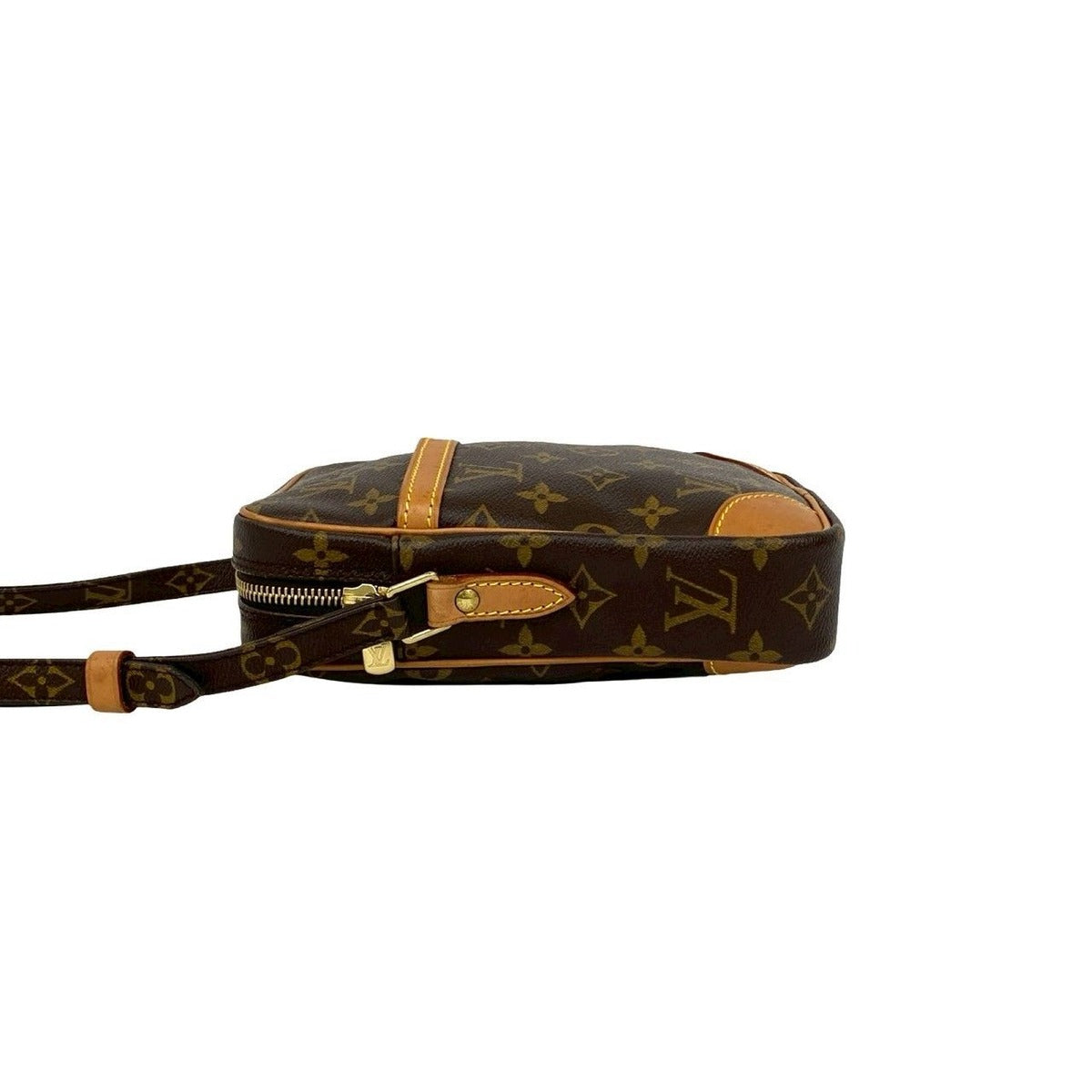 Louis Vuitton Vintage Danube Monogram Leather Shoulder Bag — view 5