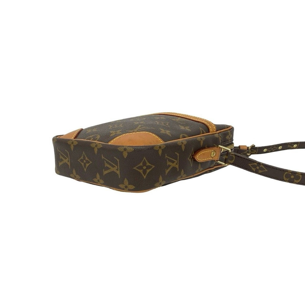 Louis Vuitton Vintage Danube Monogram Leather Shoulder Bag — view 8