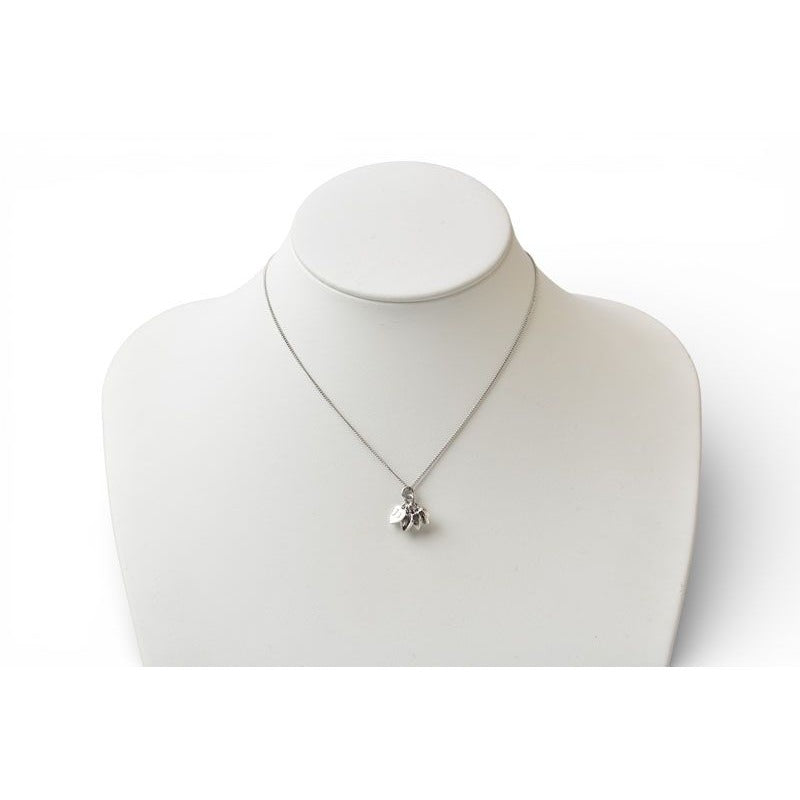 Christian Dior Necklace Heart Motif Logo Silver — view 3