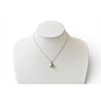 Christian Dior Necklace Heart Motif Logo Silver — view 3