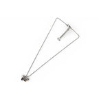 Christian Dior Necklace Heart Motif Logo Silver — view 4