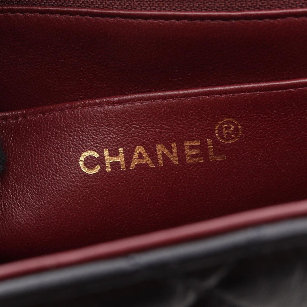 Chanel Shoulder Bag Big Quilted 30 Single Flap Black Lambskin — view 4