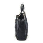 Gucci Small Abbey Dring Tote Black GG Canvas — view 3