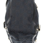 Gucci Small Abbey Dring Tote Black GG Canvas — view 7