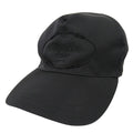 Prada Tessuto Nylon Baseball Cap Hat Logo Embroidery L Black