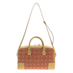 Loewe Amazona 28 Anagram Jacquard 2-Way Shoulder Bag Beige Red — view 3