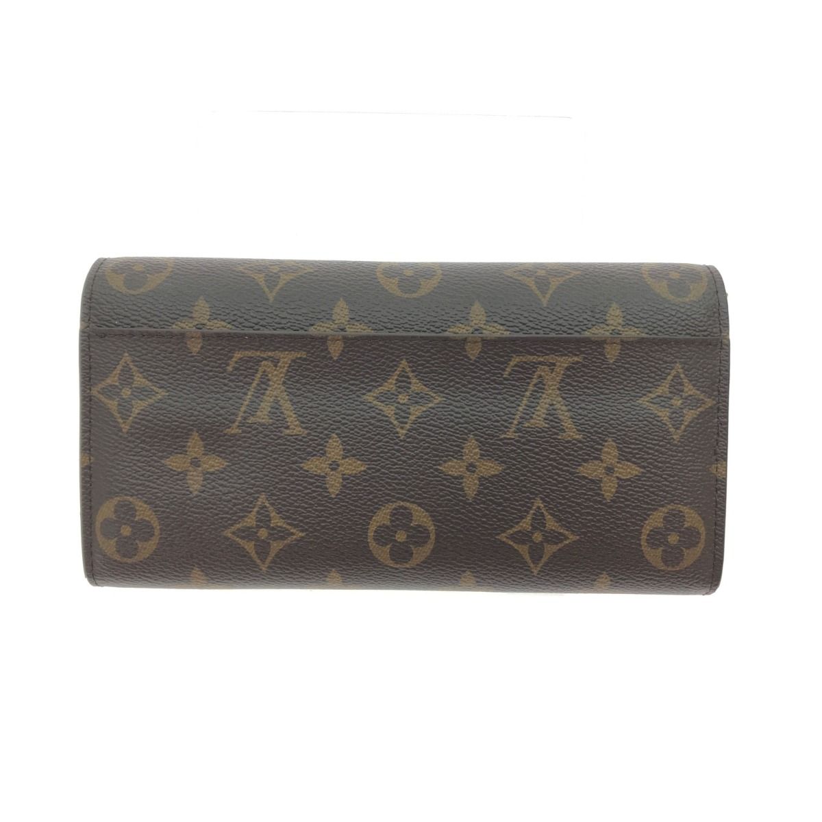 Louis Vuitton Long Wallet Portefeuille Sarah Monogram Brown — view 3