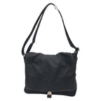 Prada Tessuto Triangle Logo Black Nylon Shoulder Bag Messenger