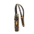 Louis Vuitton Danube Brown Monogram Canvas Shoulder Bag — view 3