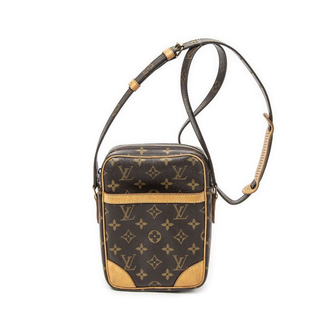 Louis Vuitton Danube Brown Monogram Canvas Shoulder Bag