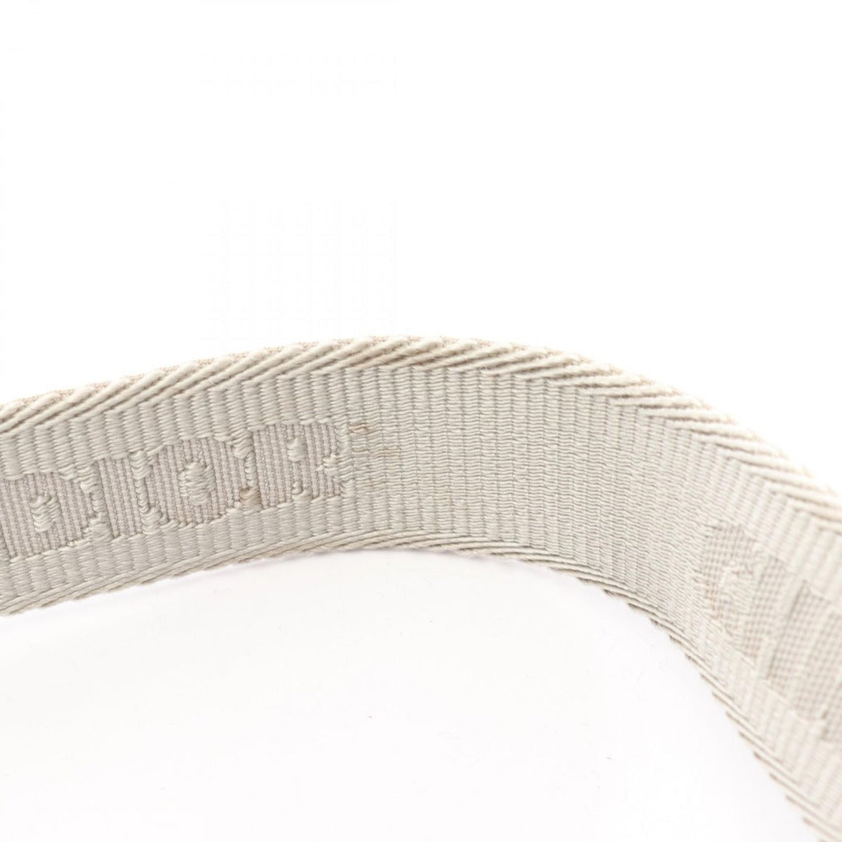 Dior Christian Shoulder Bag White Ivory Canvas B — view 6