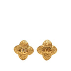 Chanel Coco Mark Flower Motif Vintage Gold Plated — view 2