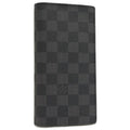 Louis Vuitton Bifold Long Wallet Portefeuille Brother Damier Graphite