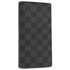 Louis Vuitton Bifold Long Wallet Portefeuille Brother Damier Graphite
