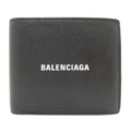 Balenciaga Logo Bifold Wallet Leather