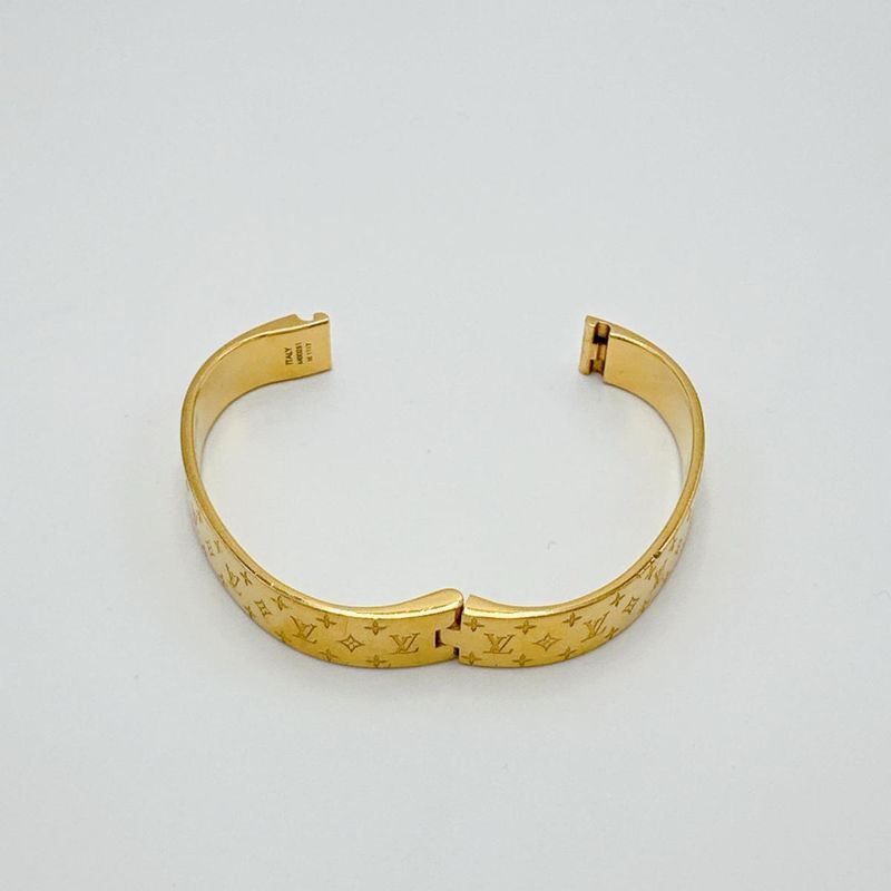 Louis Vuitton Monogram Cuff Nanogram S Size Bracelet — view 6