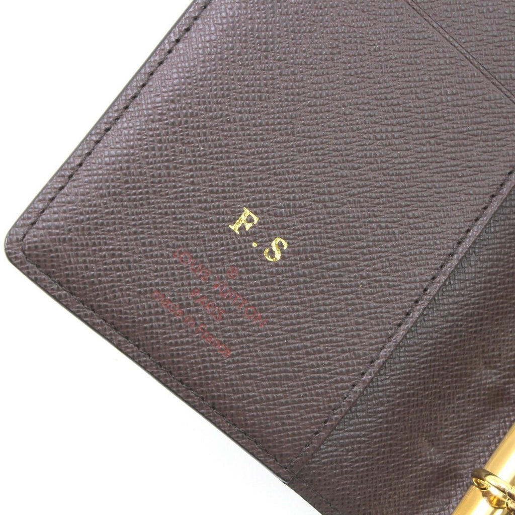 Louis Vuitton Notebook Cover Damier Agenda PM with Initials — view 6