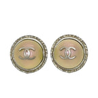 Chanel Earrings Silver Pearl Style Coco Mark Metal 98 — view 5