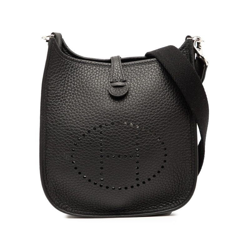 Hermes Mini Evelyne TPM Black Taurillon Clemence