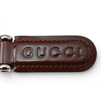 Gucci Key Ring Holder Vintage 042 1569 Silver Brown